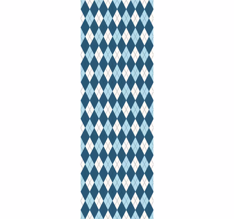 Diamantni harlekin geometrijski zidni papir - TenStickers