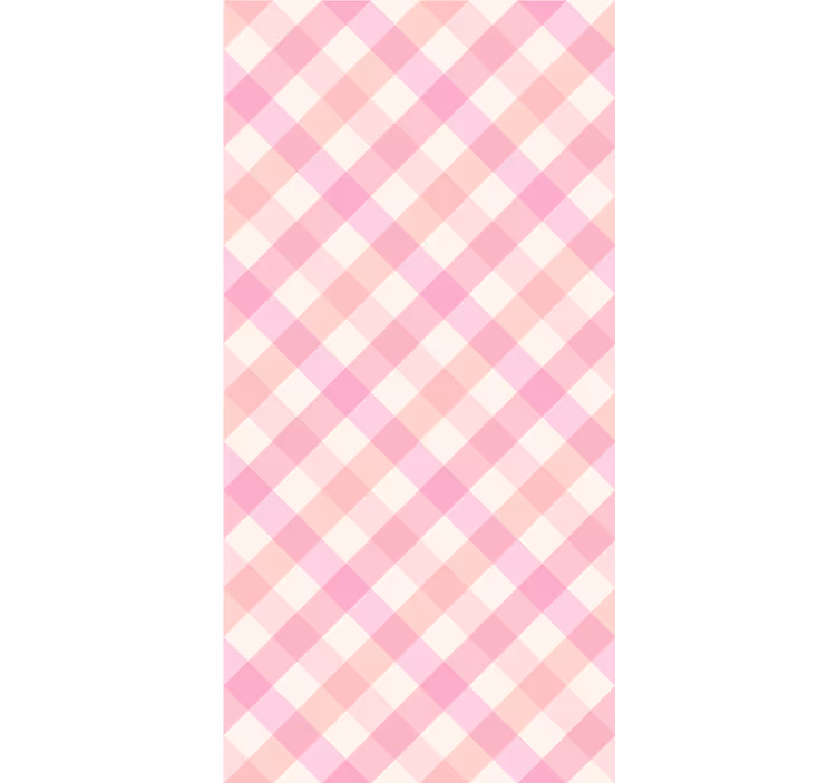 Karo pastel kvadratno tapeta - TenStickers