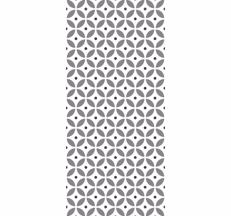 Geometrijski vzorec cvetnih listov geometrijski zidni papir - TenStickers