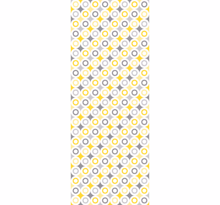 Krožni vzorec pikasto tapeta za steno - TenStickers
