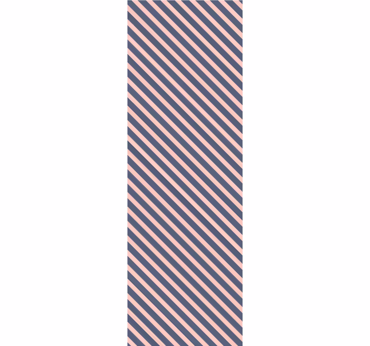 Harmonija diagonalnih črt tapeta z horizontalnimi linijami - TenStickers