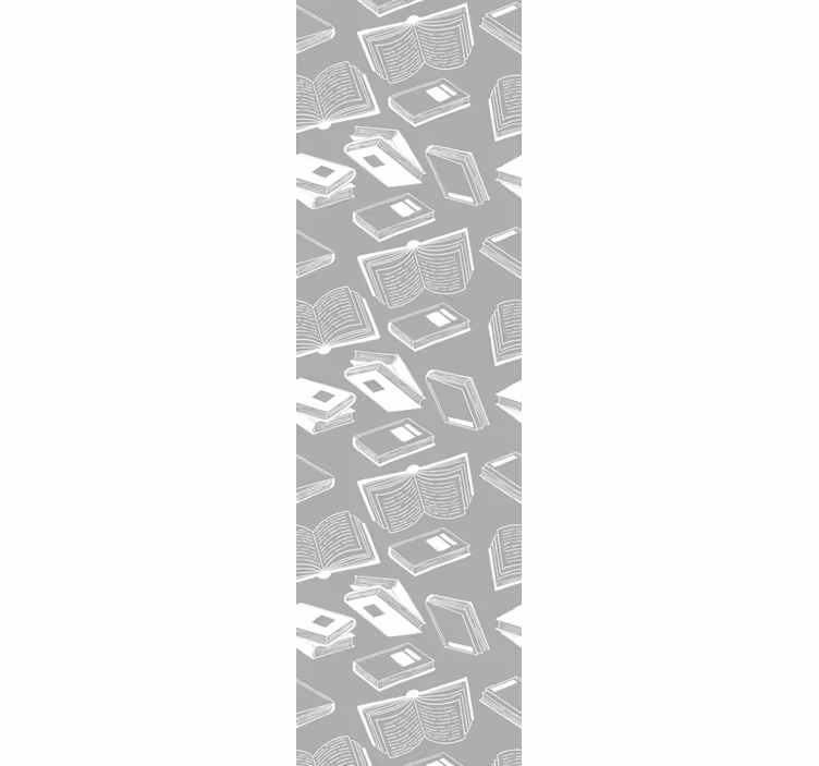 Literarni motiv Siva tapeta - TenStickers