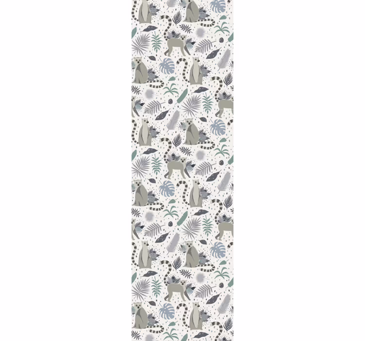 Safari živalski vzorci tapeta z živalmi - TenStickers