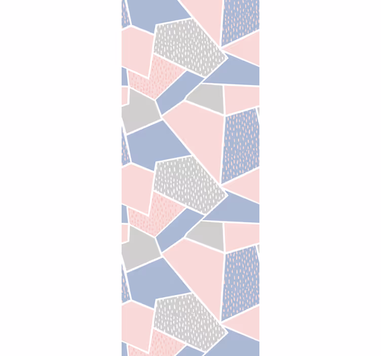 Geometrijski kolaž geometrijski zidni papir - TenStickers