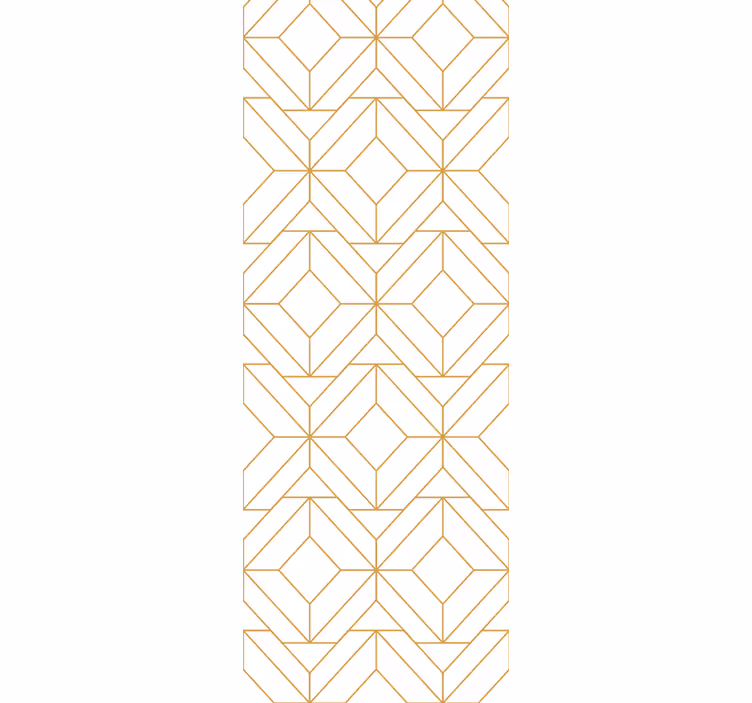 Geometrijske kocke geometrijski zidni papir - TenStickers
