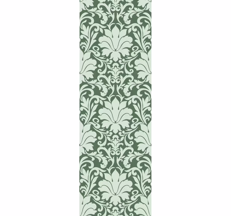 Eleganten motiv listja cvetlični ornamentalni zidni papir - TenStickers