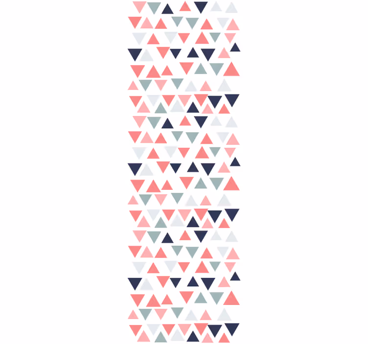 Motiv geometrijskega trikotnika geometrijski zidni papir - TenStickers