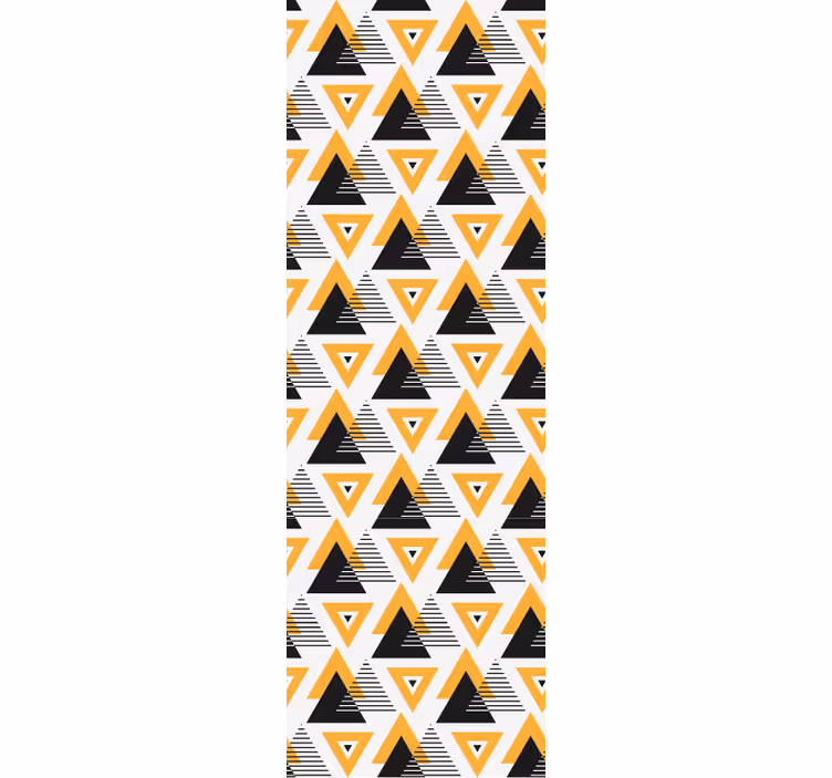 Fuzija geometrijskega trikotnika geometrijski zidni papir - TenStickers