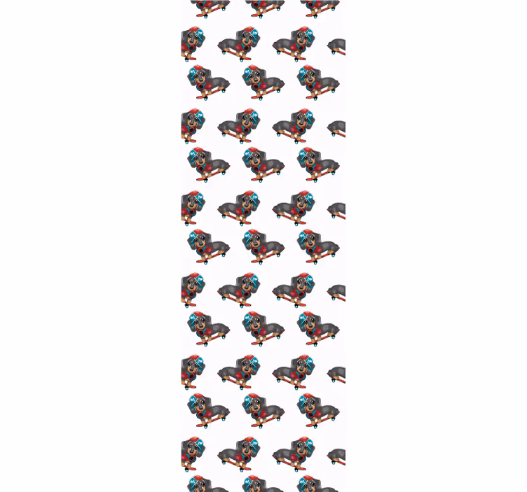 Pasje rolkanje Tapete s psi - TenStickers