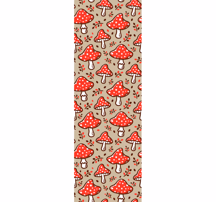Tapete za kuhinjo vzorec gobic - TenStickers
