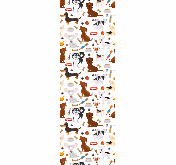Pasji liki Tapete s psi - TenStickers