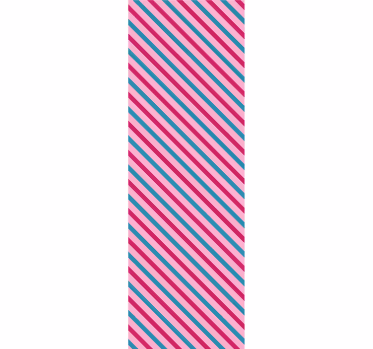 črtasto diagonalo tapeta z horizontalnimi linijami - TenStickers