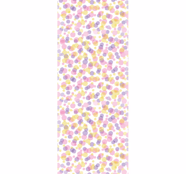 Večbarvna polka pikasto tapeta za steno - TenStickers