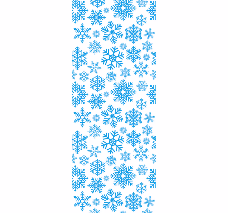 Sezonski motiv snežinke božično ozadje za tapete - TenStickers