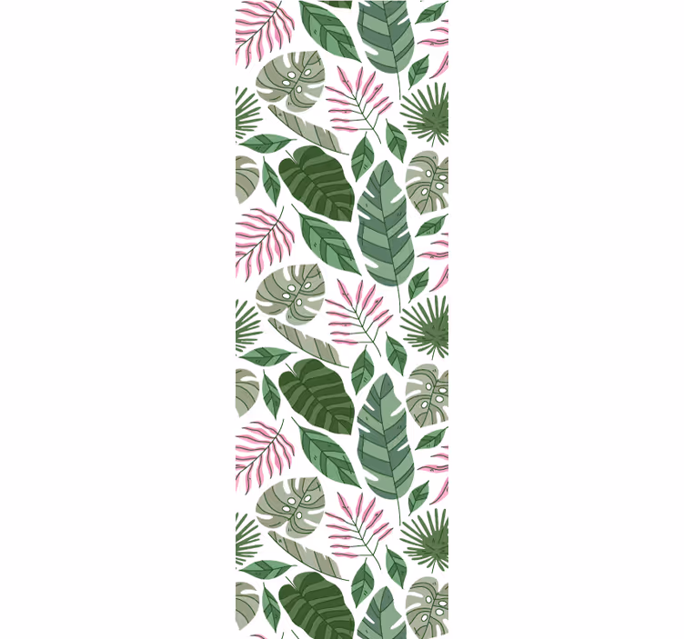Leafy botanical patterns tapeta narave - TenStickers