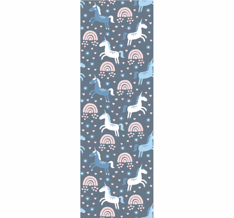 Mavrični motiv žirafe tapeta z živalmi - TenStickers