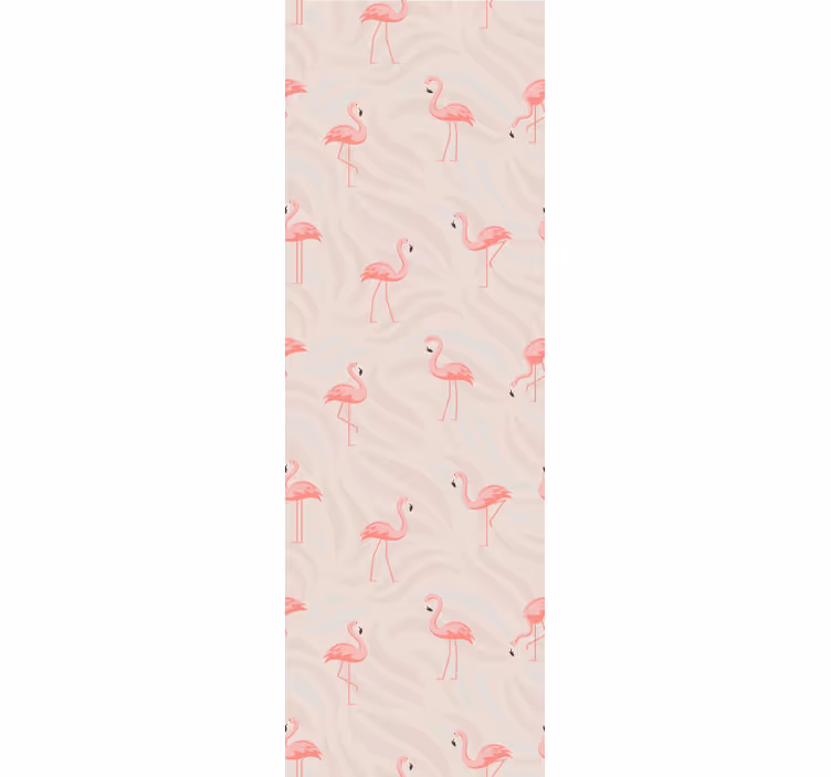Ansambel flamingo tapeta z živalmi - TenStickers