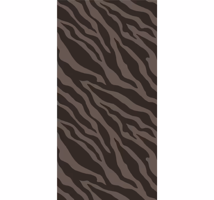 Stylish black and brown pattern zebra vzorec tapeta - TenStickers