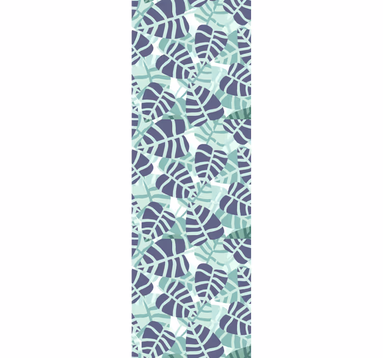 Monstera mozaik tapeta z listi - TenStickers