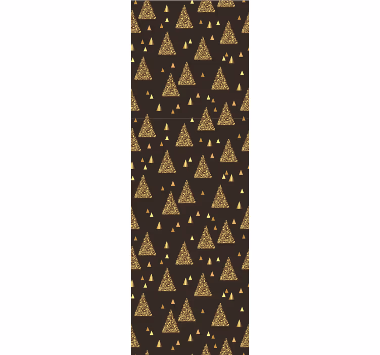 Motiv zlatega trikotnika geometrijski ozadje - TenStickers