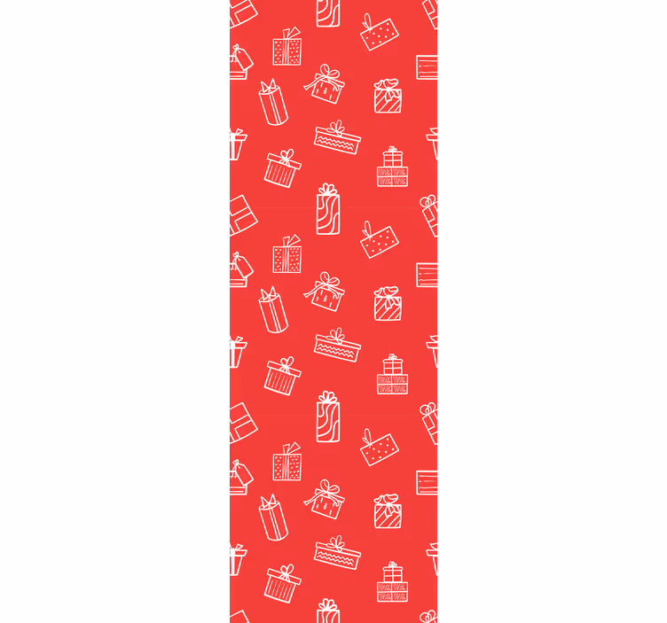 Motiv darilnega vzorca božično ozadje za tapete - TenStickers