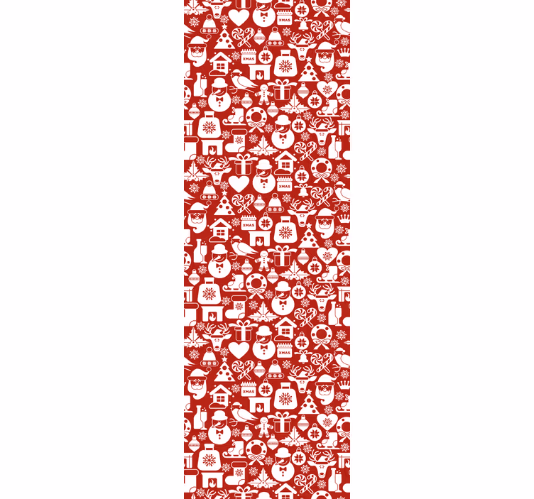 Praznični praznični vzorci božično ozadje za tapete - TenStickers