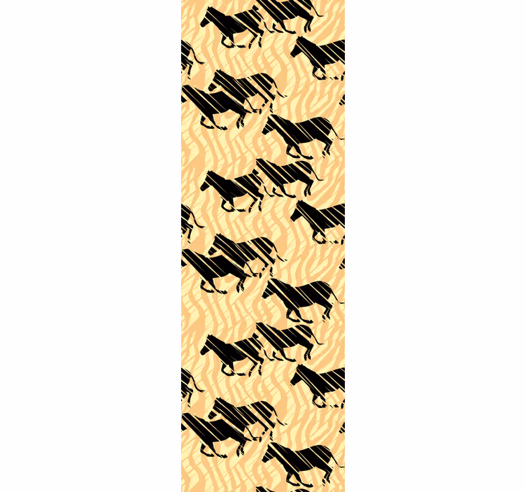 Motiv zebrastega vzorca tapeta z živalmi - TenStickers