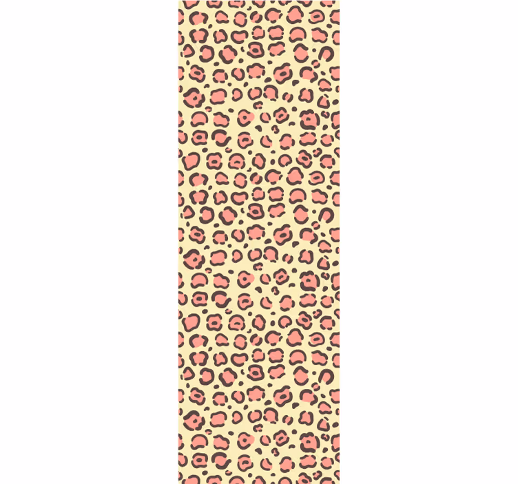Motiv leoparda tapeta z vzorcem ploščic - TenStickers