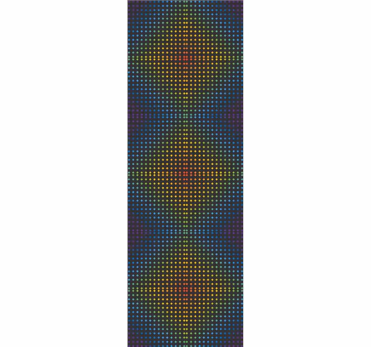 Geometrijska matrika abstraktno tapeta - TenStickers