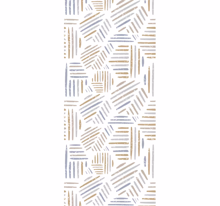 Abstraktni linearni vzorec geometrijski zidni papir - TenStickers