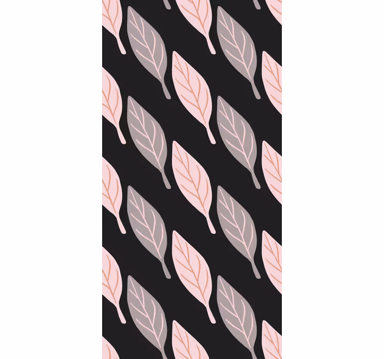 Eleganten vzorec listja tapeta z listi - TenStickers