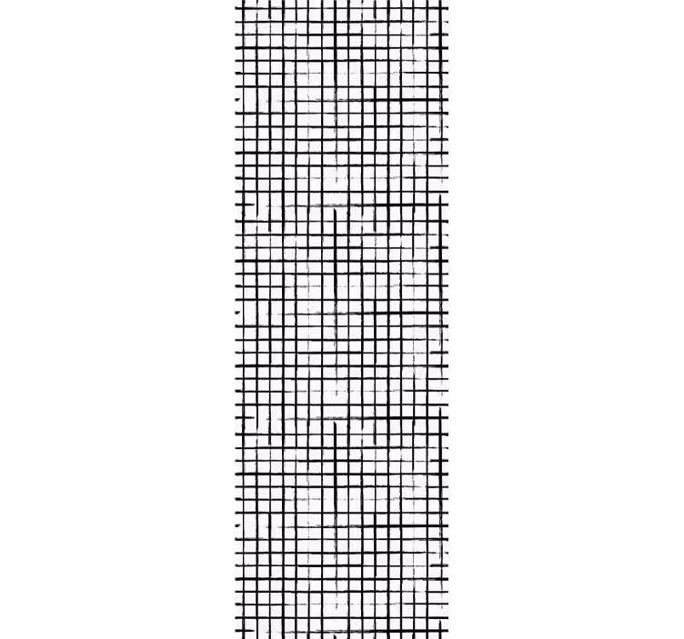 Mrežni vzorec geometrijski zidni papir - TenStickers