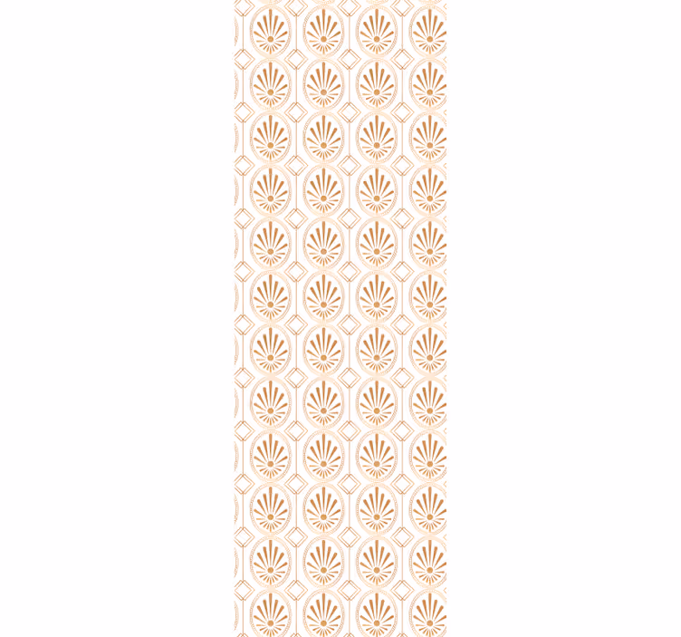 Geometrijski cvetlični vzorci Tapete z ornamentnimi motivi - TenStickers