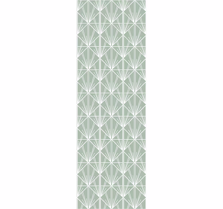 Po navdihu art decoja geometrijski zidni papir - TenStickers