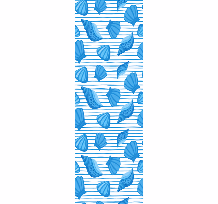 Vzorci školjk tapeta narave - TenStickers