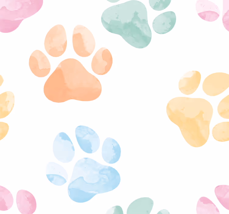 Pisarniško tapeta pastelnih barv - TenStickers