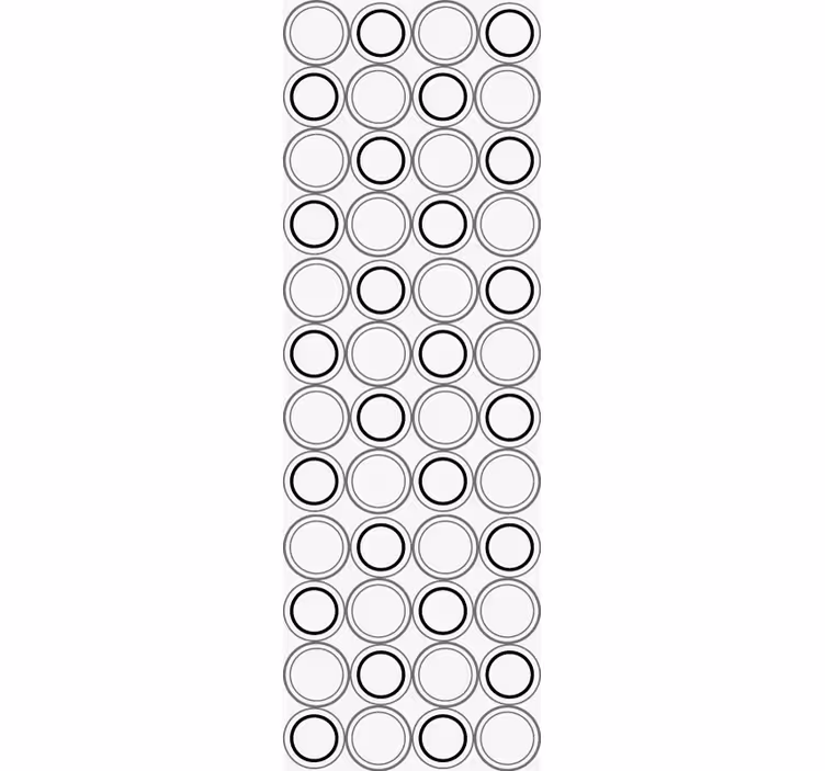 Concatenated pattern pikasta tapeta za steno - TenStickers
