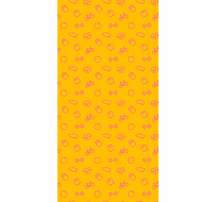 Vzorec ikon za doodle Tapete za kuhinjo - TenStickers