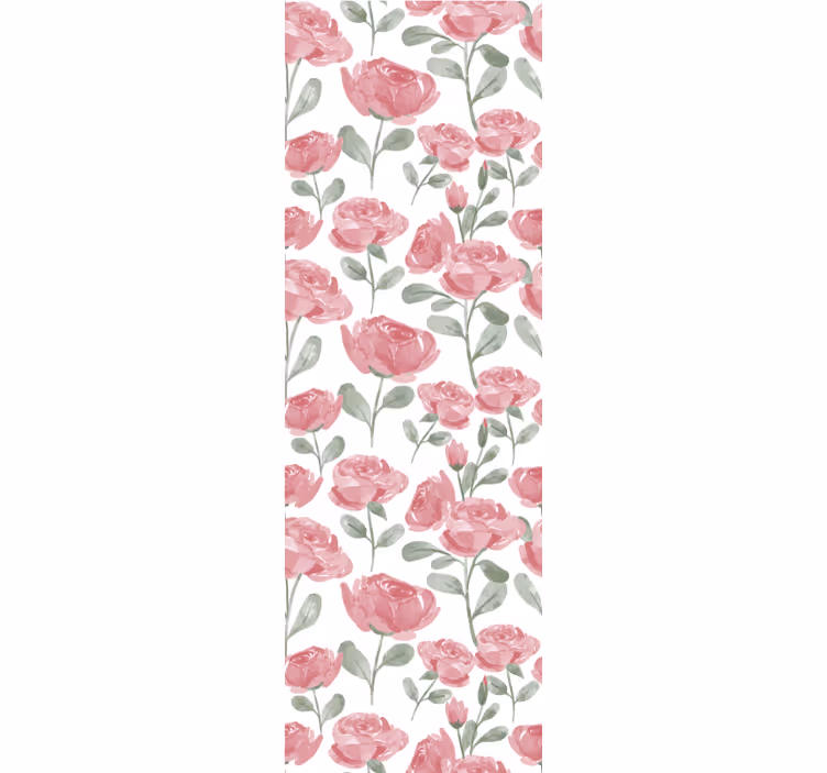 Aquarella roses tapeta z motivom vrtnice - TenStickers