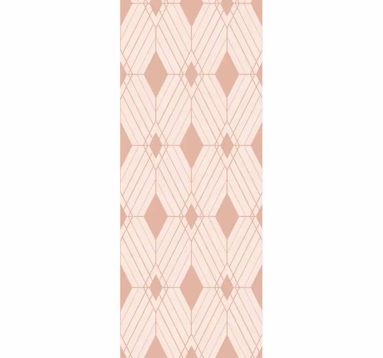 Art deco pastelni diamanti tapeta - TenStickers