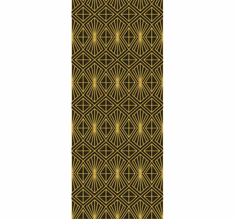 Radiant geometric shapes tapeta za dnevno sobo - TenStickers