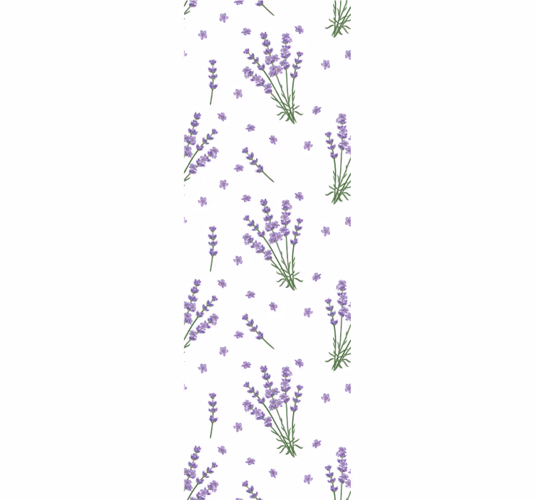 Lavender floral garden tapeta z motivom vrtnice - TenStickers