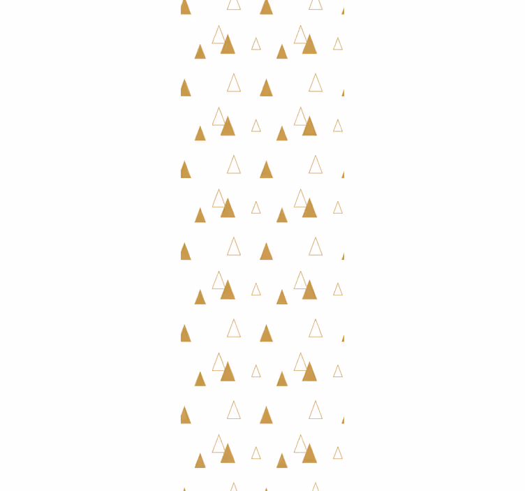 Golden pattern trikotniški tapeti - TenStickers