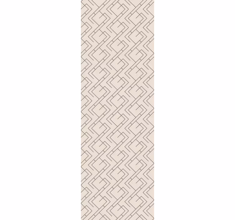 Vzorec prepletene črte geometrijski zidni papir - TenStickers
