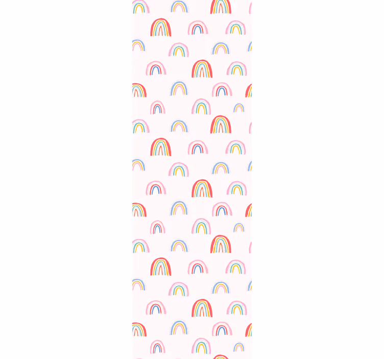 Colorful rainbow patterns tapete za otroške sobe - TenStickers