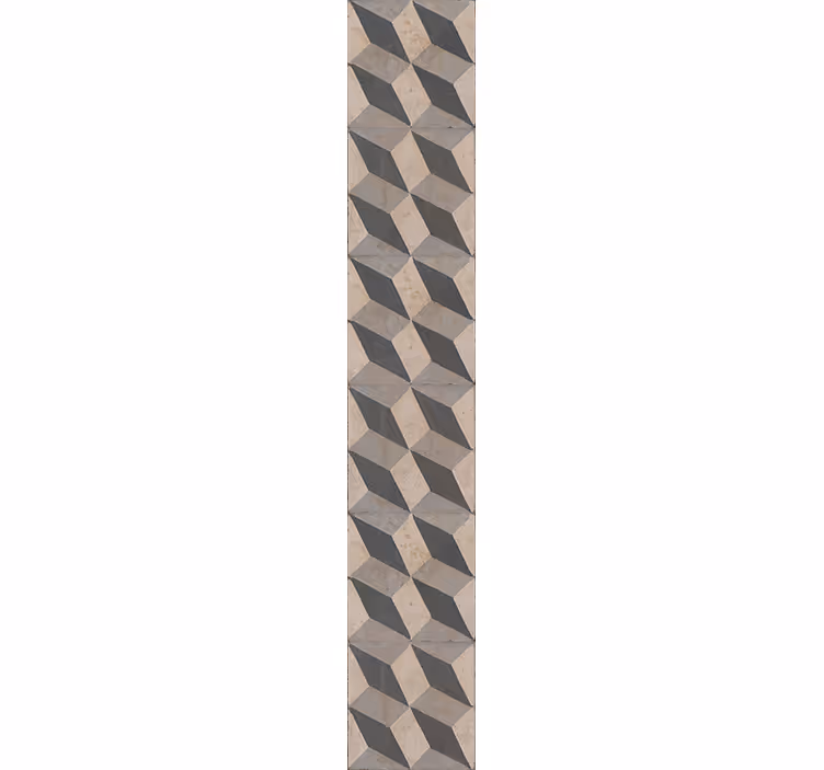 3d geometrijski motiv tapeta s 3D učinkom - TenStickers