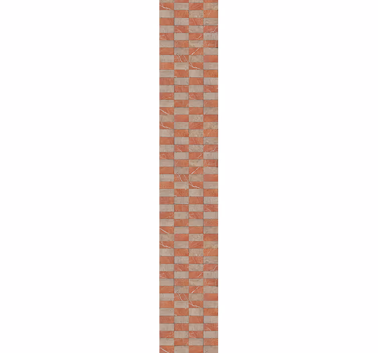 Geometrijske bež ploščice Tapete za kuhinjo - TenStickers
