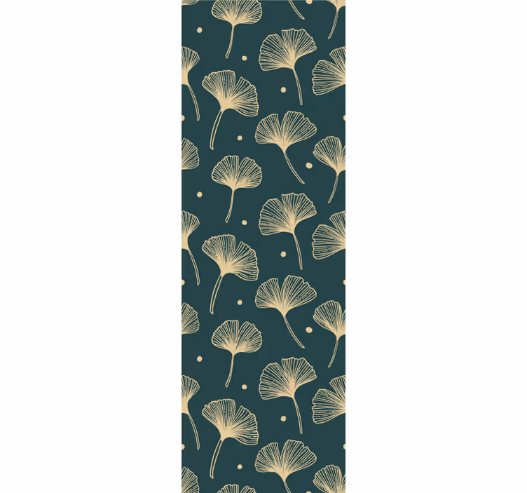 Eleganten prikaz listov tapeta z listi - TenStickers
