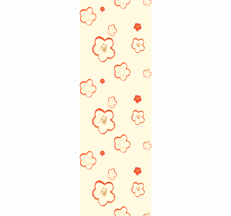 Delicate floral patterns tapeta z motivom vrtnice - TenStickers
