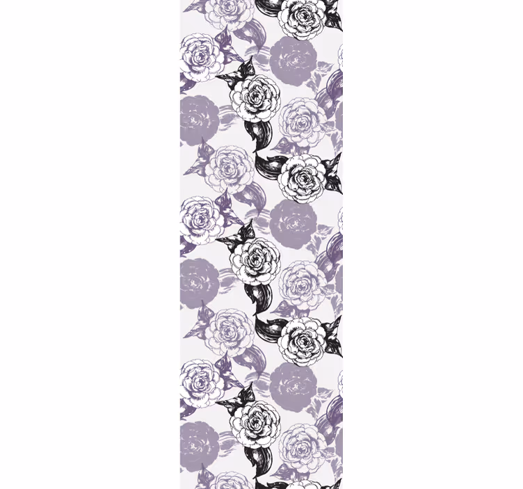 Charming rose pattern cvetlični ornamentalni zidni papir - TenStickers